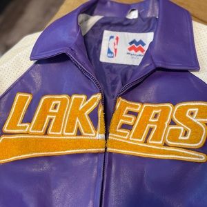 DETAIL PICS Official Lakers Letterman Jacket